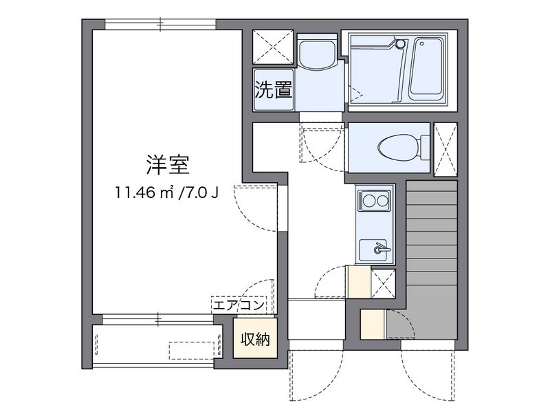 クレイノＮＨⅢ 間取図
