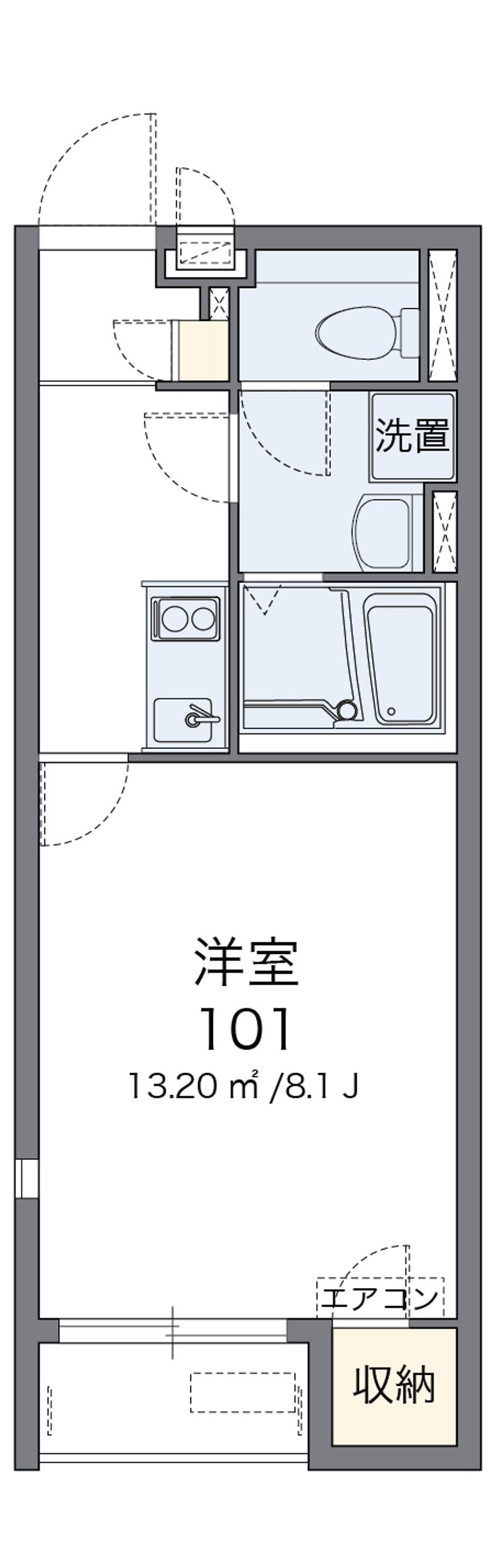 レオネクストひまわり 間取図