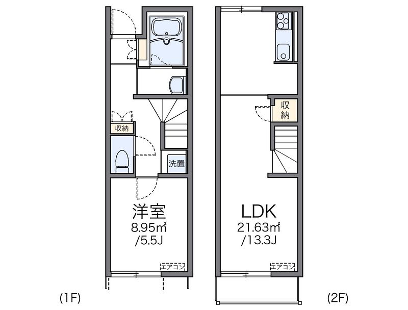 レオネクストクローナＢ 間取図