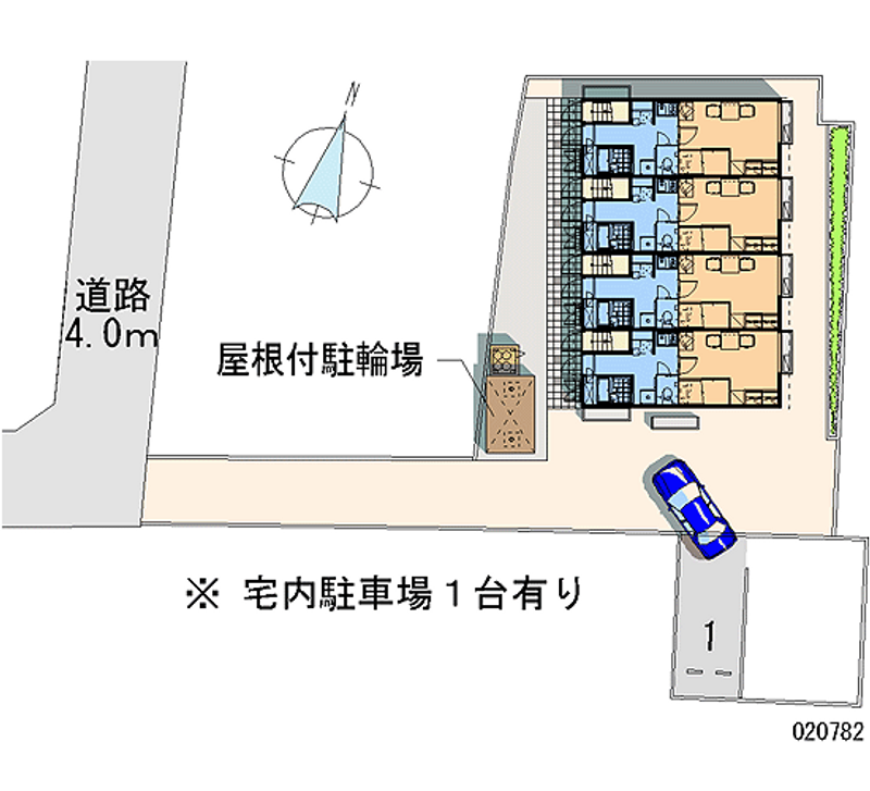 レオパレスルミエール小川 区画図