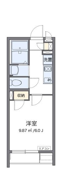 クレイノブルーコーポⅡ 間取り図