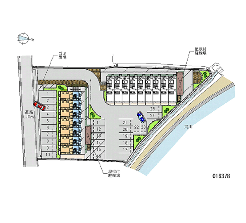 16378 Monthly parking lot