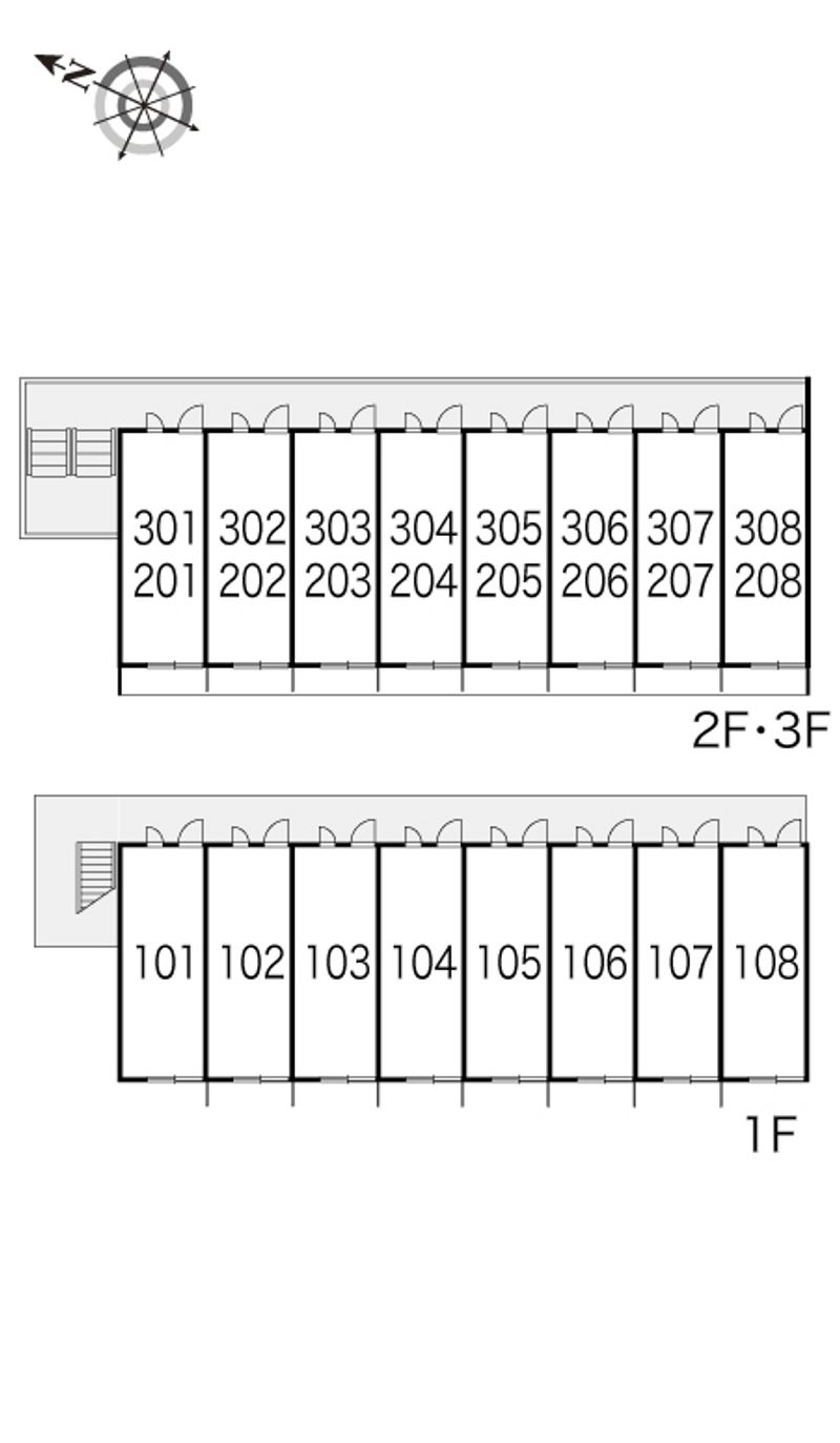 レオパレスカネエーズ吾妻 間取配置図