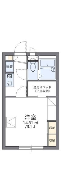 レオパレスサニーコート 間取り図