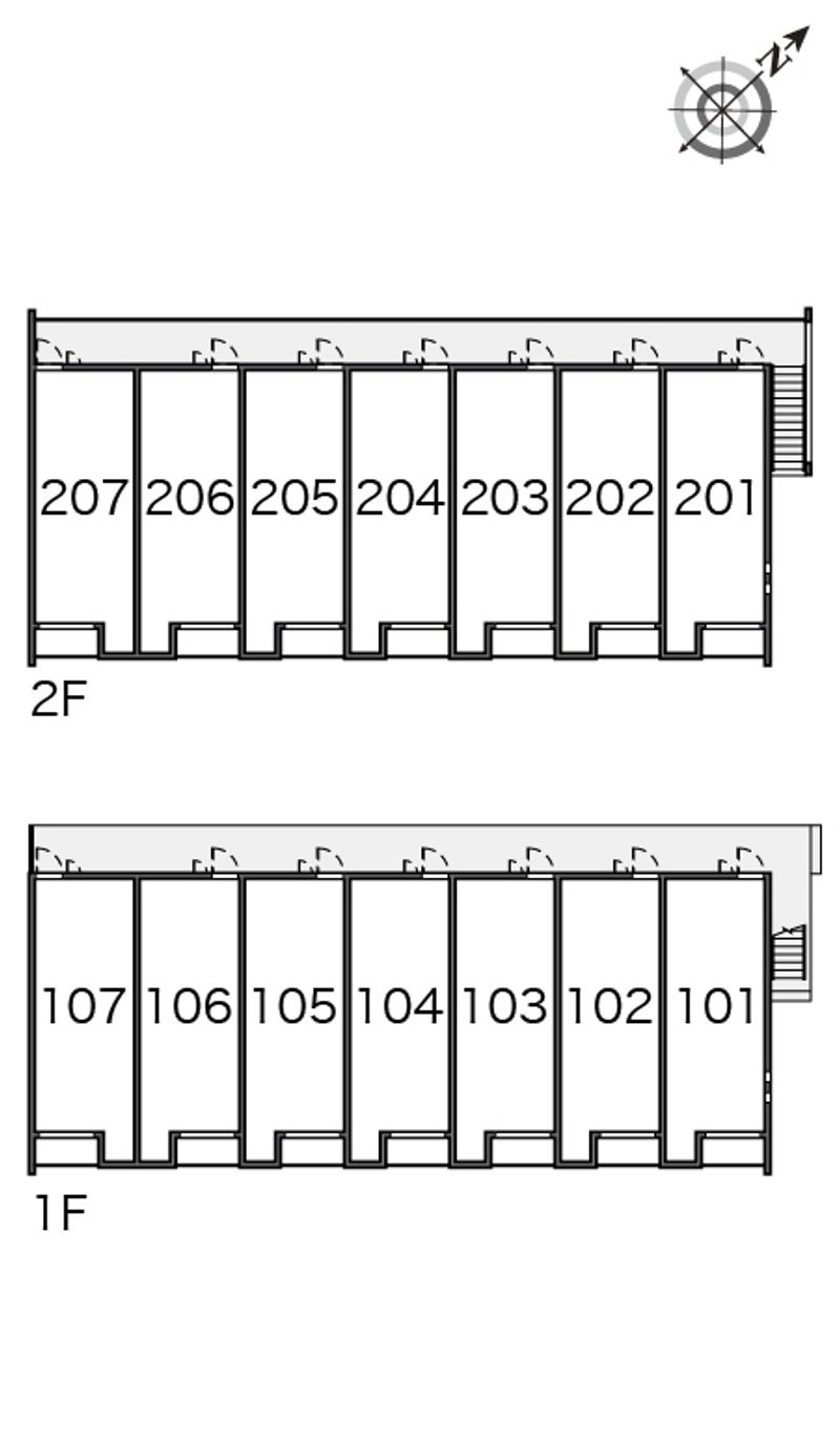 クレイノＹⅡ 間取り配置図