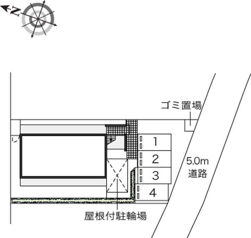 レオパレスブルーパイン松本 配置図