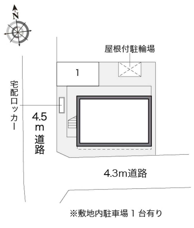 レオパレスサンクレスト 配置図