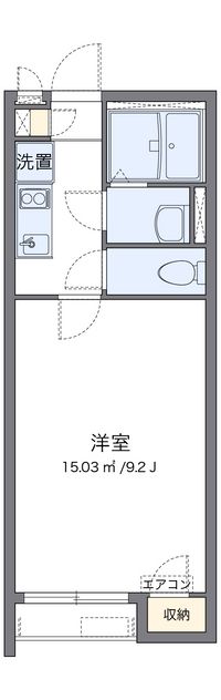 クレイノＩＲＩＥⅡ 間取り図