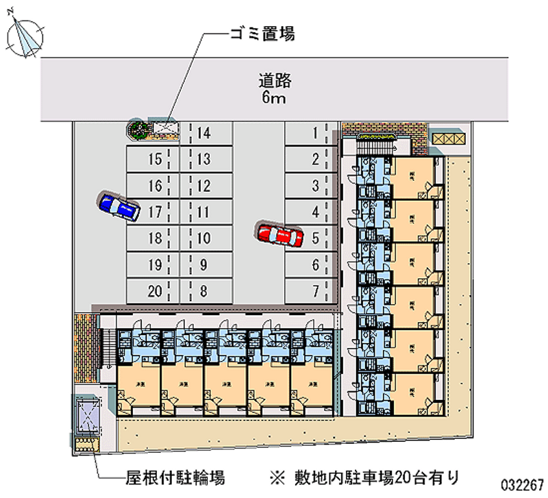 32267 Monthly parking lot