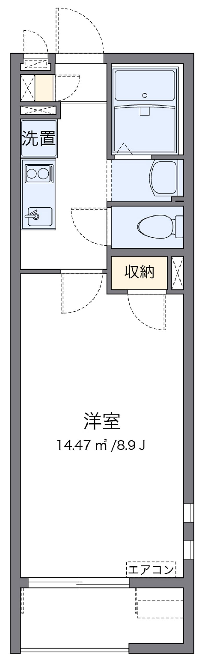 クレイノシャトーブランカⅡ 間取り