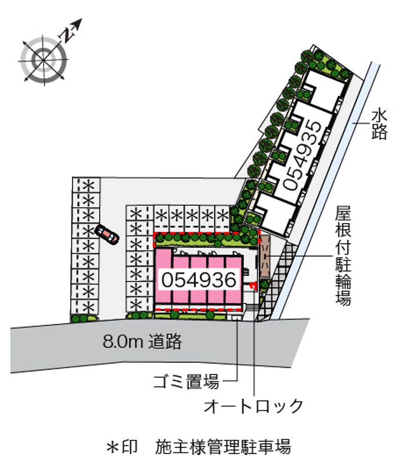レオネクストひだまりⅡ 配置図