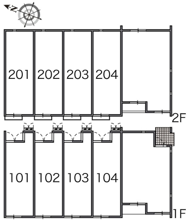 レオネクストコスモス 間取配置図