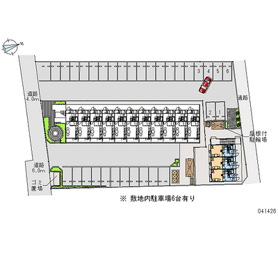 41426 Monthly parking lot