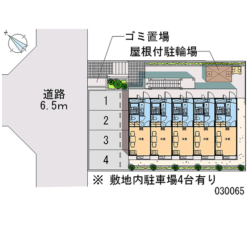 レオパレスサンセール丸山台 区画図