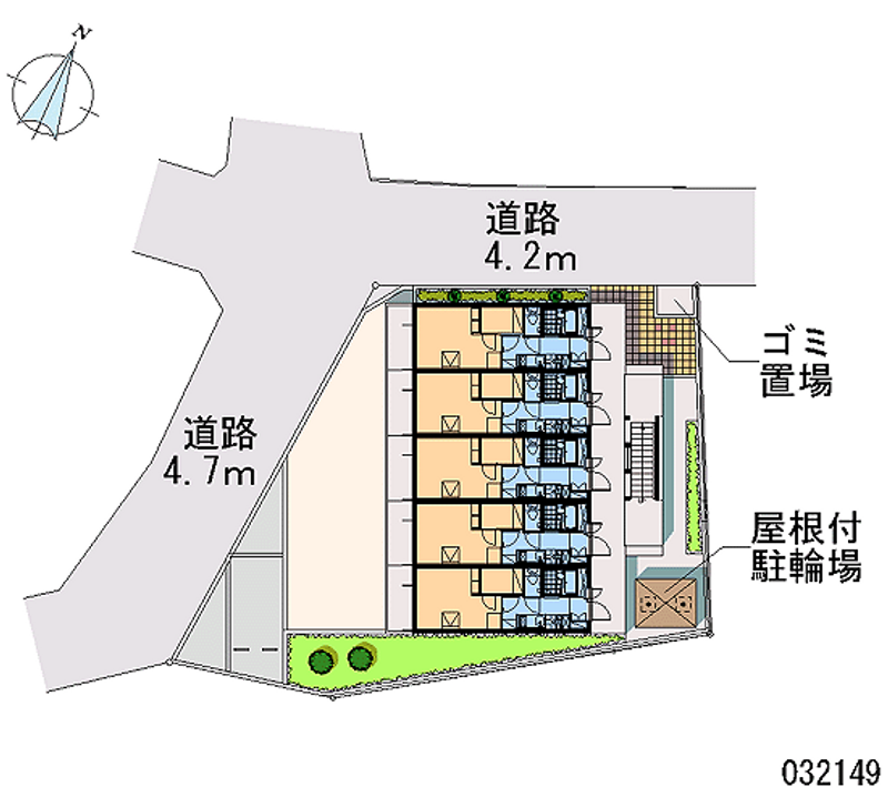 レオパレスＳ 区画図