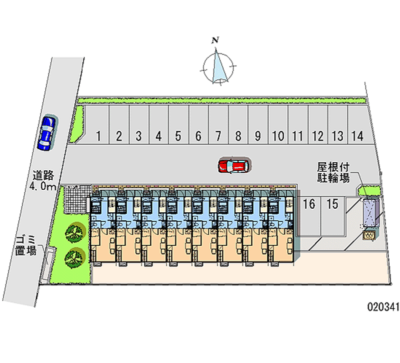 20341 bãi đậu xe hàng tháng