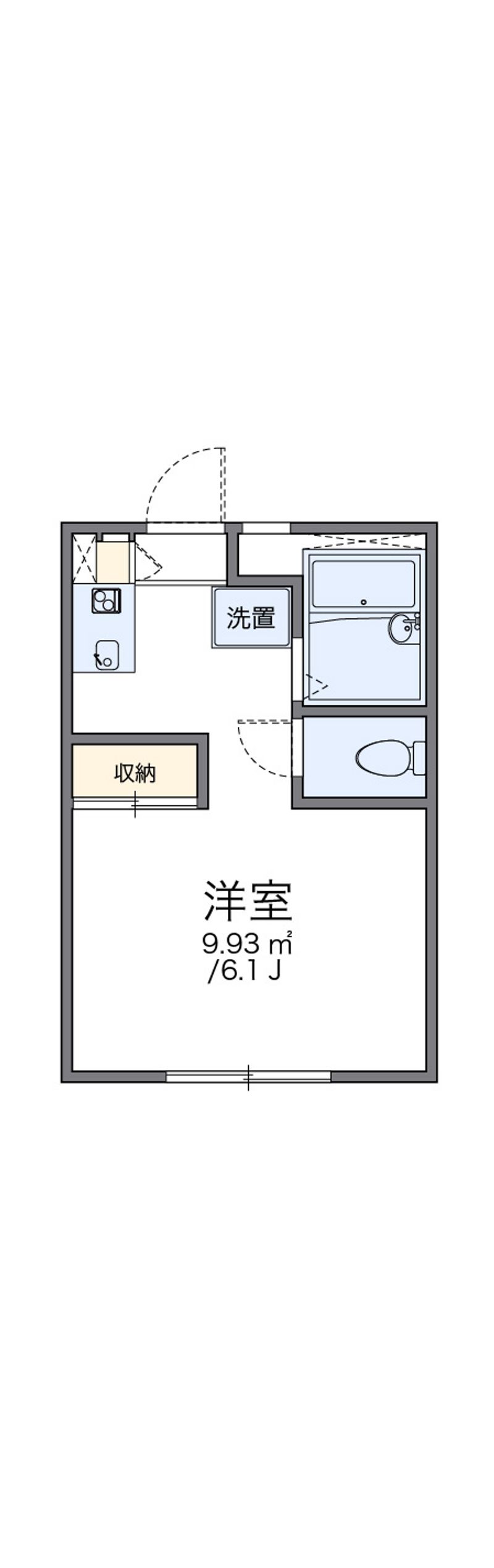 レオパレス妙蓮寺ヴィラ 間取図