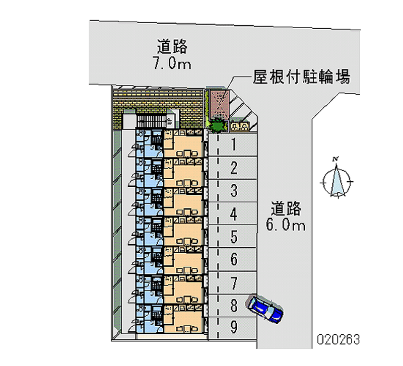 20263 Monthly parking lot