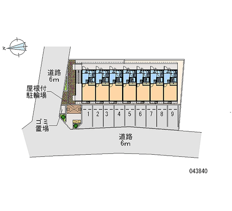 レオパレス９街区 月極駐車場