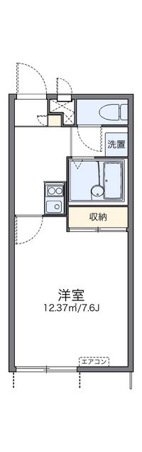 レオパレス糸田 間取り図