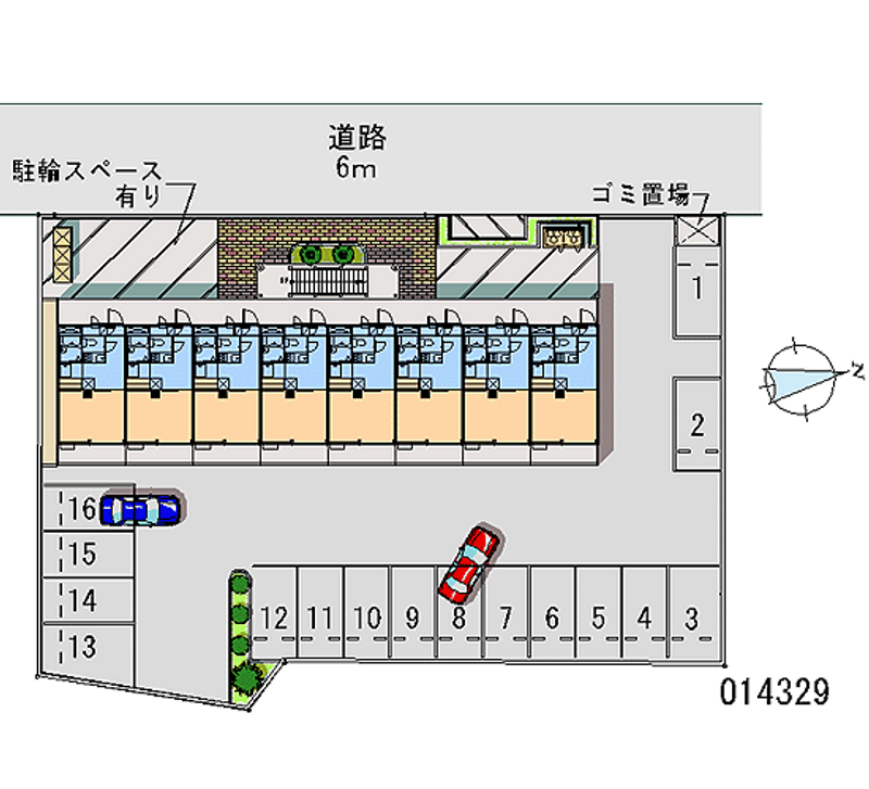 レオパレスりんどう 月極駐車場