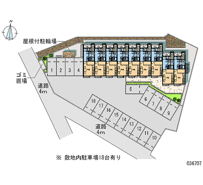 36707月租停车场