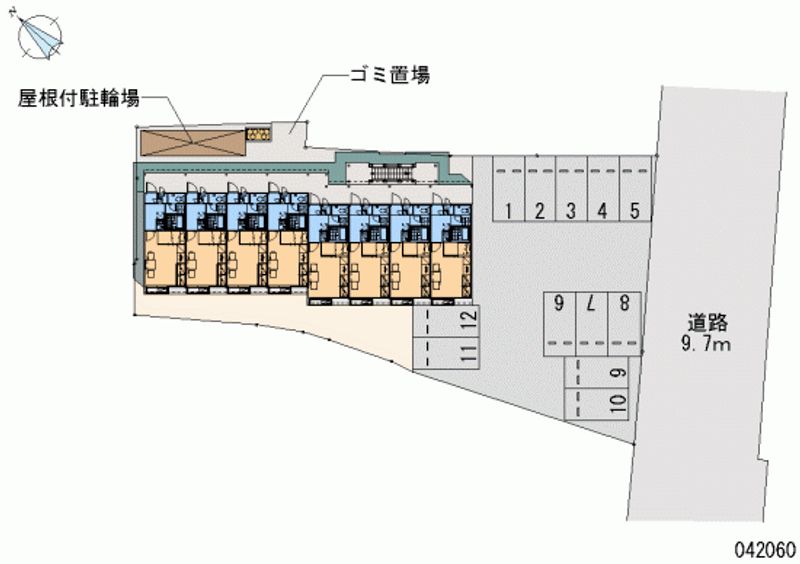 レオパレス南備後 月極駐車場