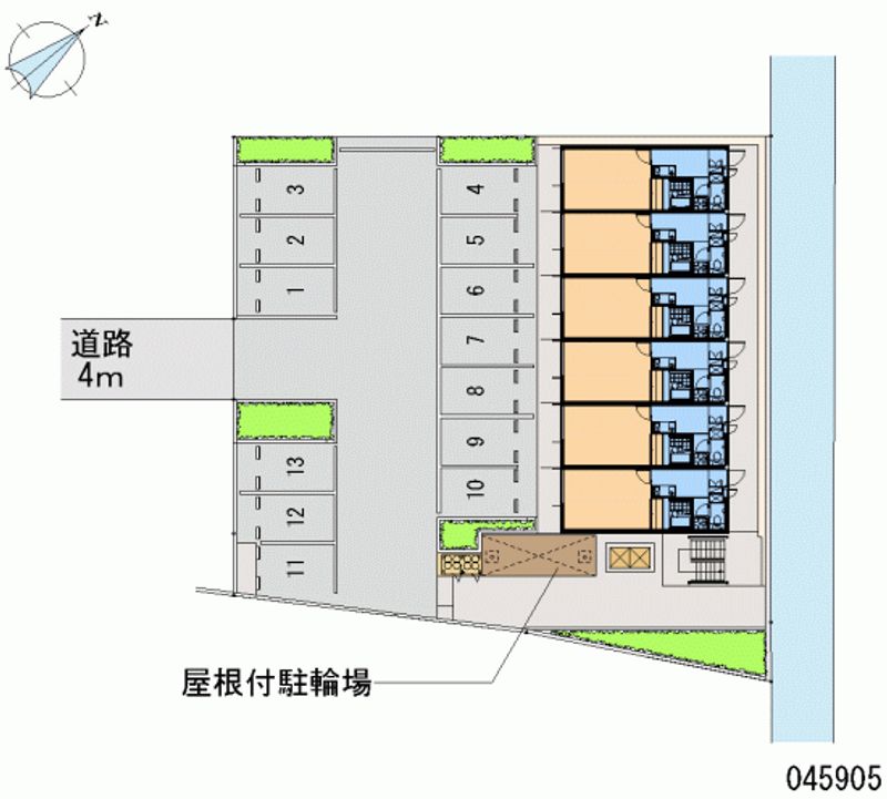 45905 Monthly parking lot