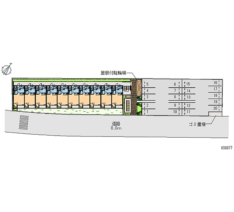 38877月租停車場