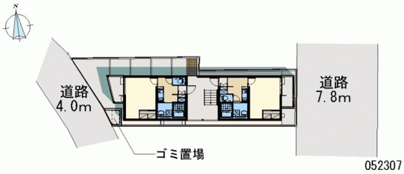 レオネクストルイエ西大井 区画図