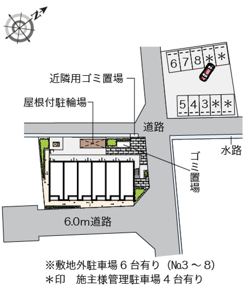 クレイノグランヴィア東草津Ⅵ 配置図