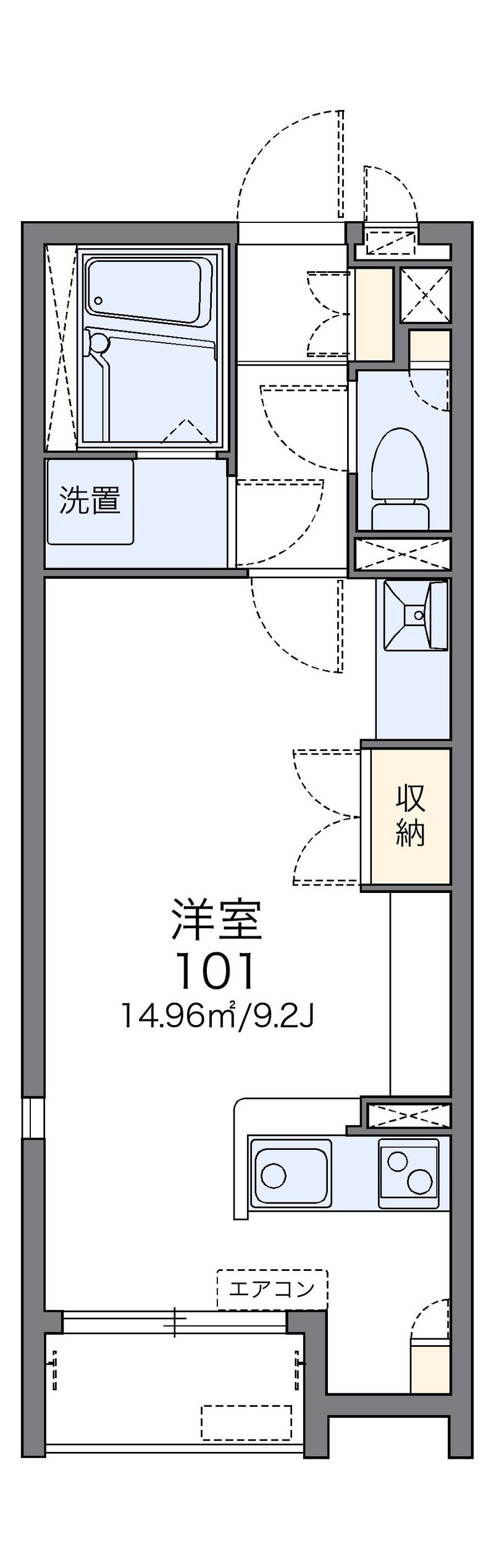 レオネクストプレジオ豊南 間取図
