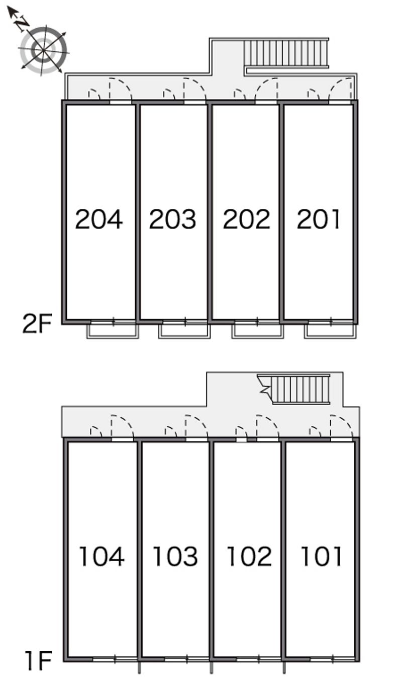 レオパレスフレンズ 間取配置図