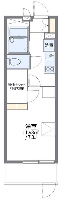 レオパレス見付山 間取り図