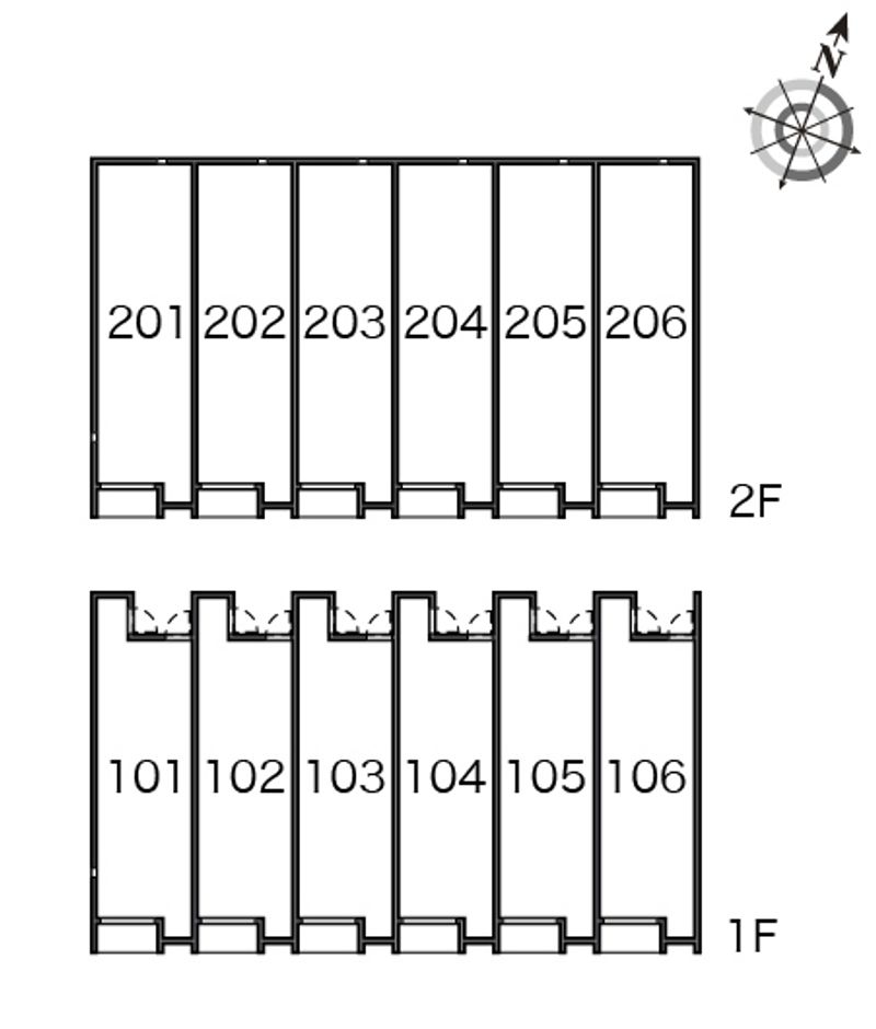 レオネクスト雷神Ⅱ 間取り配置図