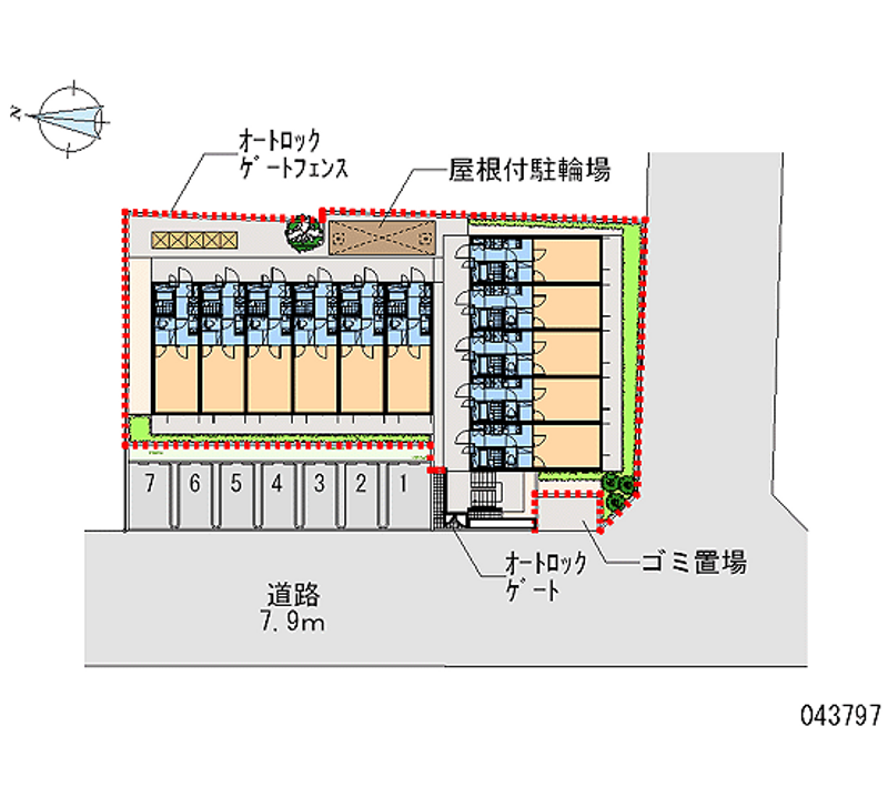 43797 bãi đậu xe hàng tháng