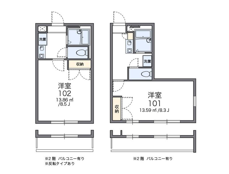 レオパレスＬｕｃｅⅠ 間取図