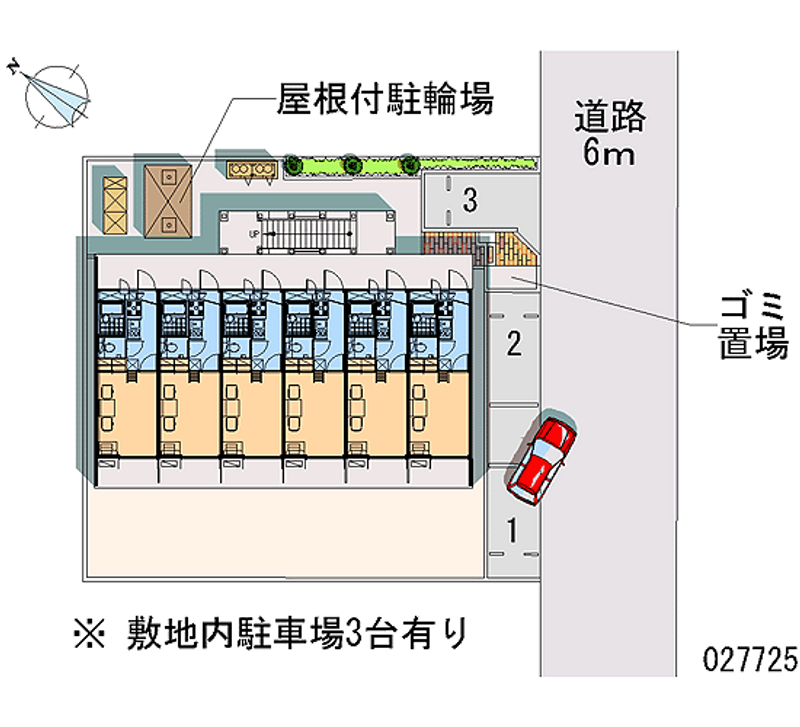 レオパレス希林館 月極駐車場