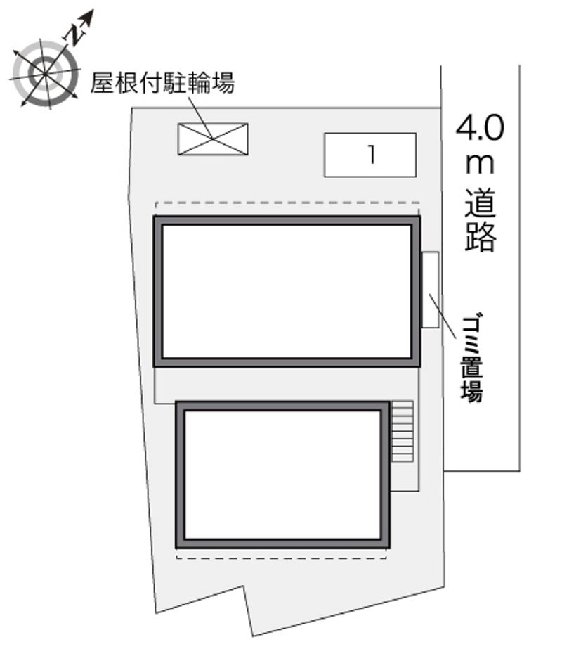 レオパレスアンジュエ 配置図