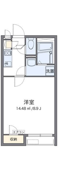 クレイノ金岡 間取り図