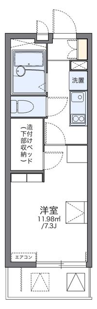 レオパレスすゞの木 間取り図