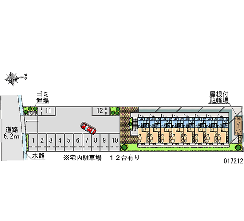 17212月租停車場