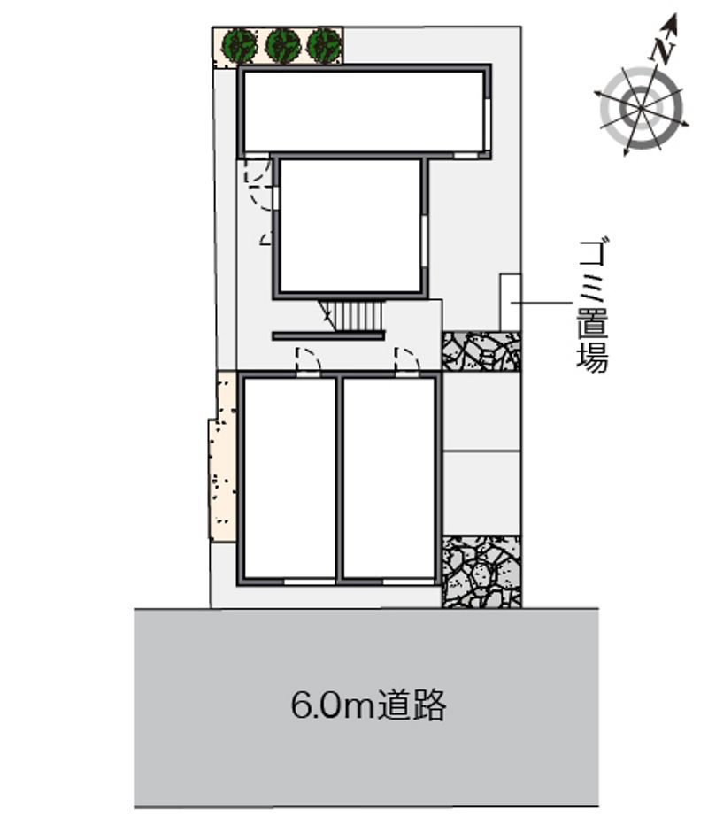 クレイノＫＭメゾン 配置図