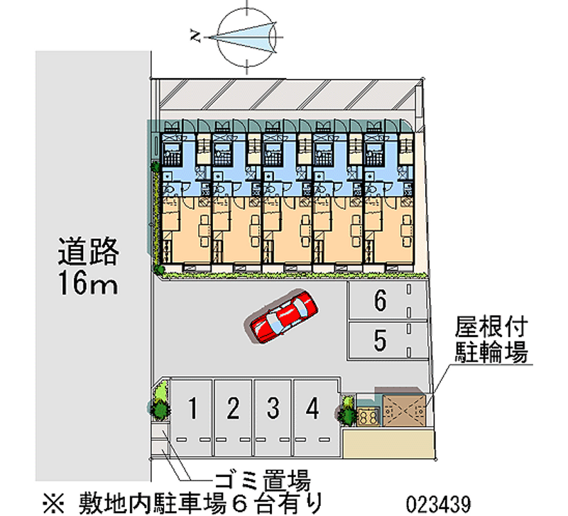 レオパレスマリオ 月極駐車場