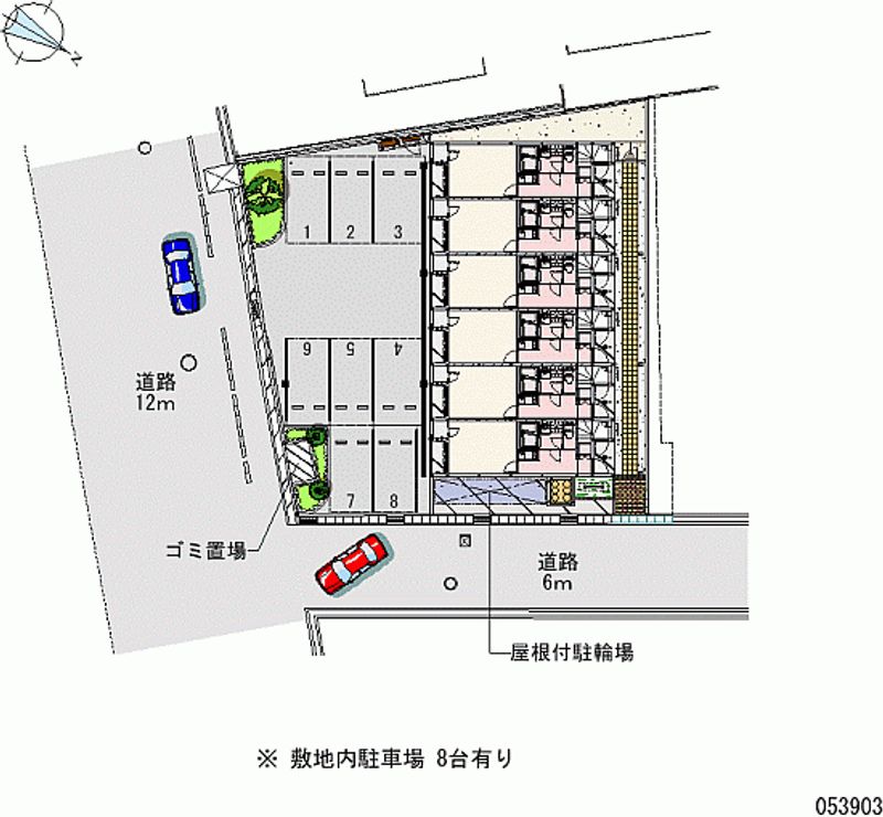 レオネクスト扇の庄 月極駐車場