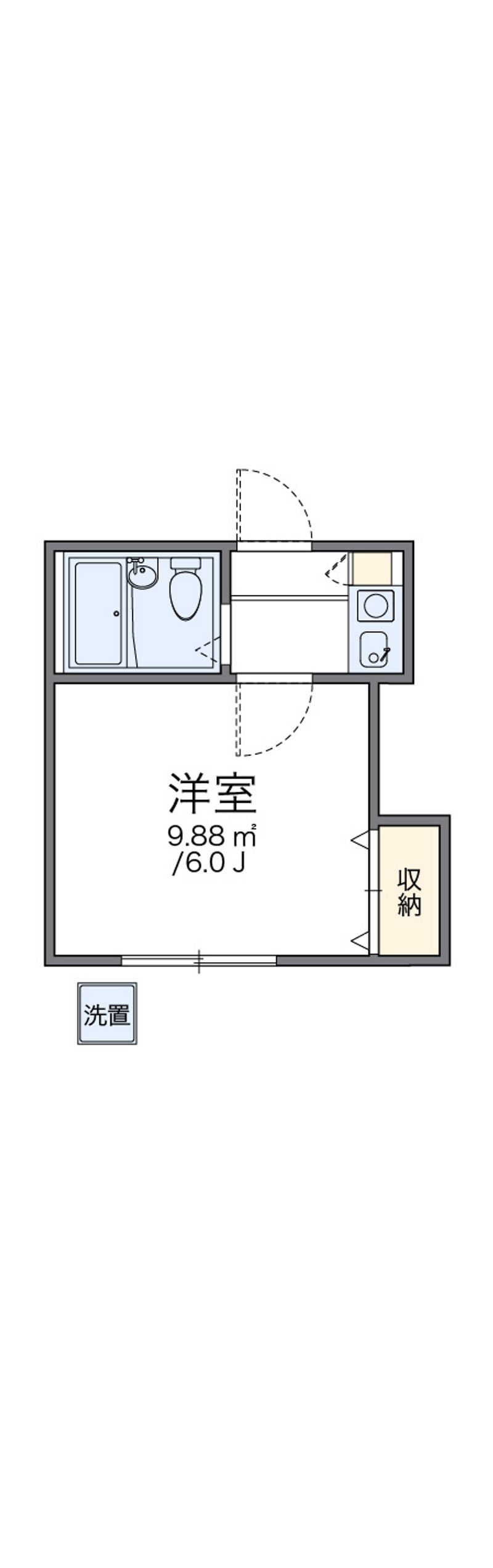 leopalace OkazakiKouen Floor plan
