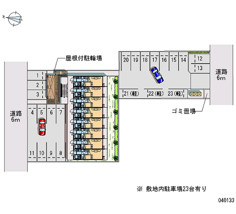 40133 Monthly parking lot