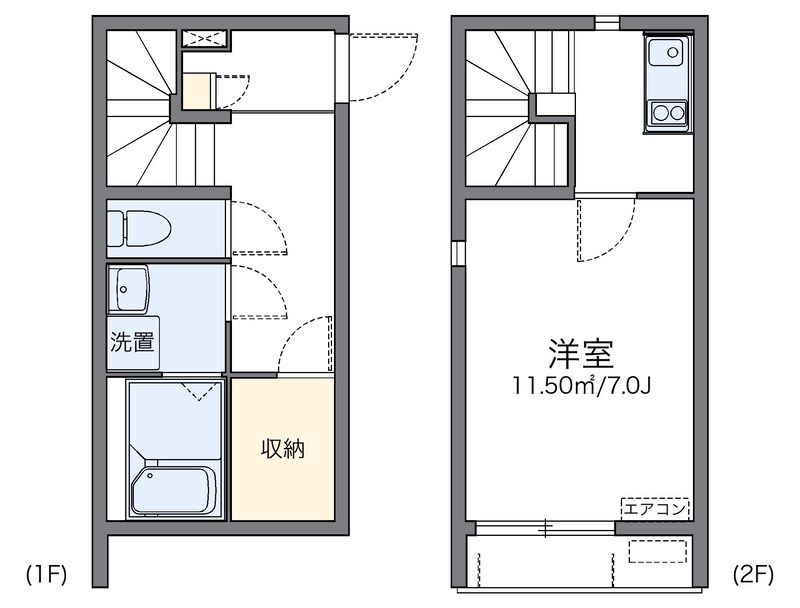レオネクストゆず 間取図