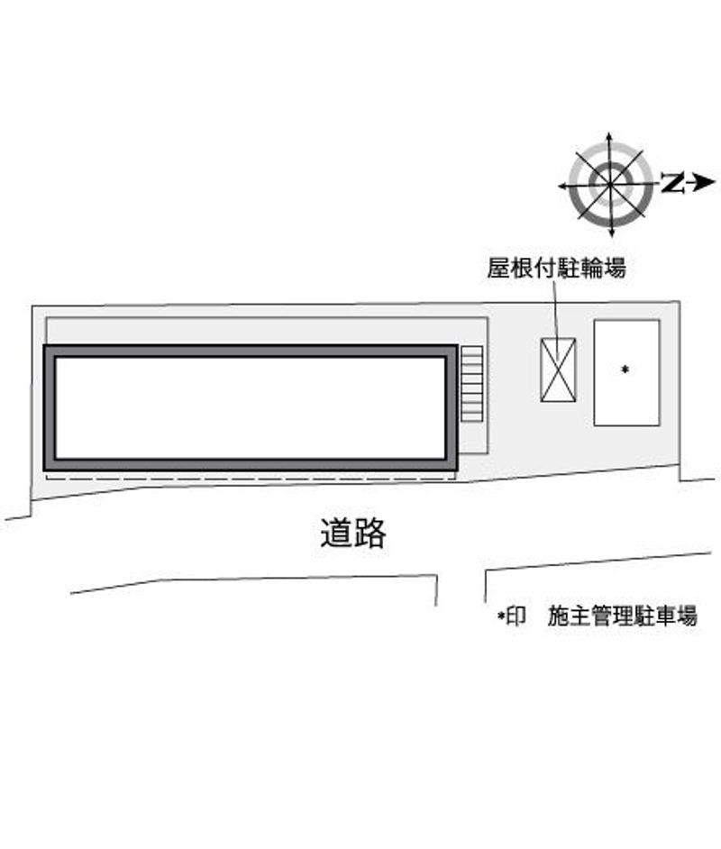 レオパレスドミールⅣ 配置図