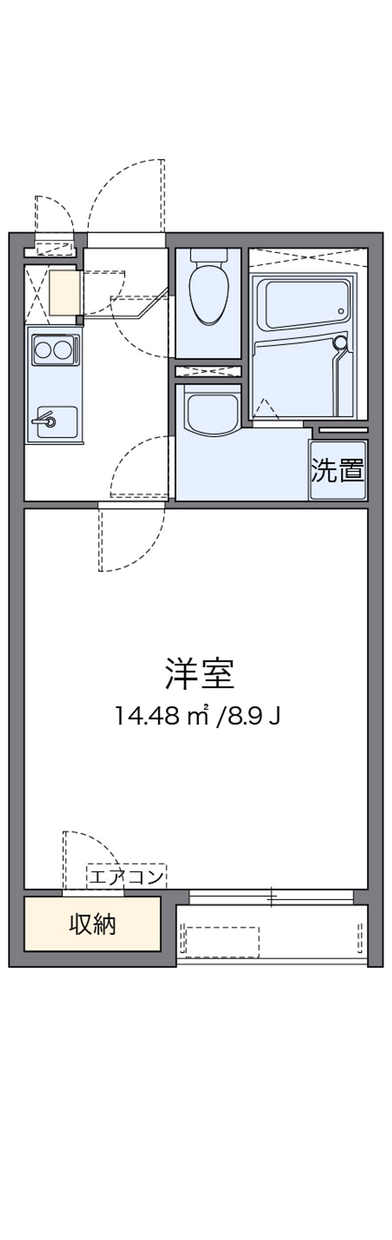 クレイノクローバーハイツⅢ 間取図